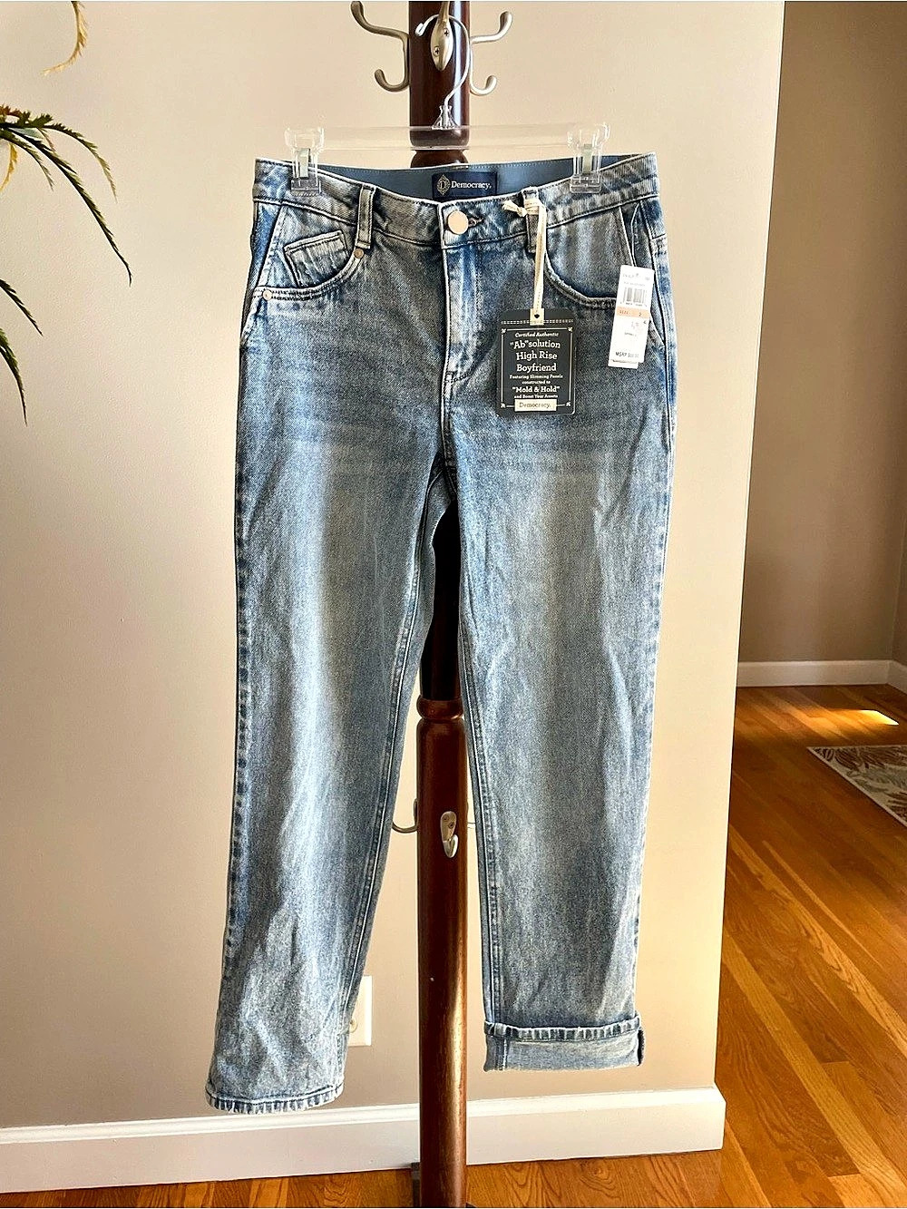 Democracy "Ab"solution High Rise Boyfriend High Rise Boyfriend Jeans Blue Size 2